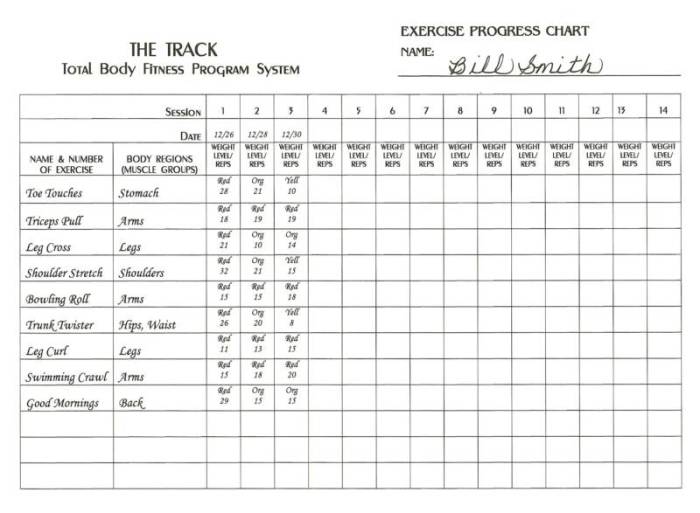 How to track progress with regular exercise